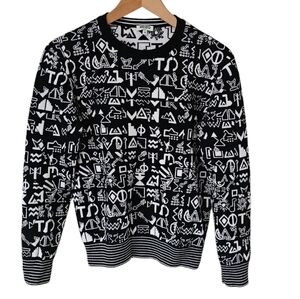 Kenzo black/white knit sweater size M